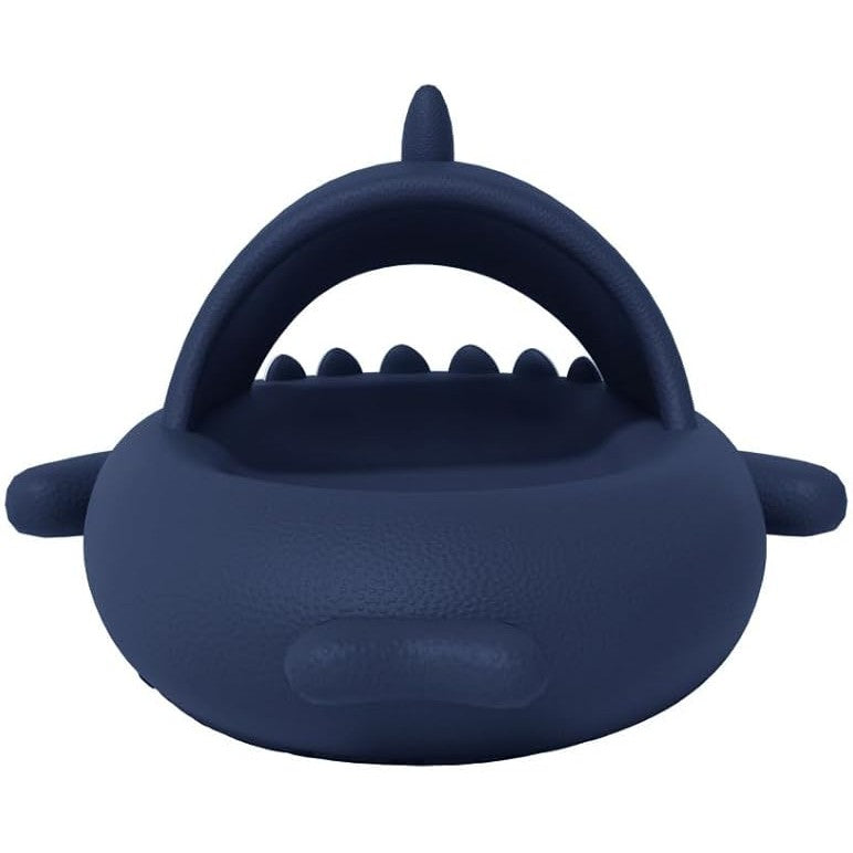 Papuci Tip Rechin, Flippy, Unisex, din Spuma EVA, Talpa Groasa Antiderapanta, Rezistenti la Uzura, Marime 42-43, Albastru Inchis - vivimall.ro