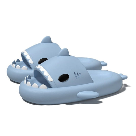 Papuci Tip Rechin, Vivimall, Unisex, din Spuma EVA, Talpa Groasa Antiderapanta, Rezistenti la Uzura, Marime 40-41, Albastru Deschis - vivimall.ro