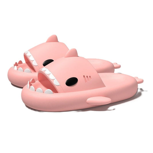 Papuci Tip Rechin, Vivimall, Unisex, din Spuma EVA, Talpa Groasa Antiderapanta, Rezistenti la Uzura, Marime 36-37, Roz - vivimall.ro