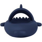 Papuci Tip Rechin, Flippy, Unisex, din Spuma EVA, Talpa Groasa Antiderapanta, Rezistenti la Uzura, Marime 38-39, Albastru Inchis - vivimall.ro