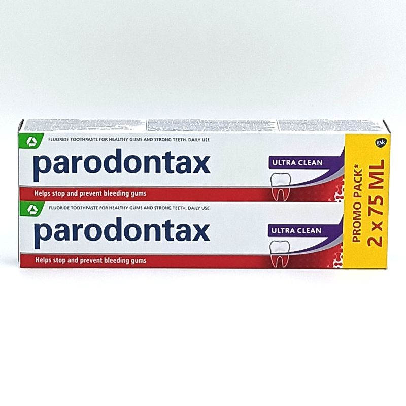 Fogkrém, Parodontax Csomag, 2 X 75 ml Ultra Clean