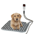 Patura electrica pentru animale de companie cu tub anti-muscatura, perna pentru caini, 45 x 45 cm, 28 W,  9 trepte de reglaj perna pentru pisici, anti-alunecare, gri-When upgrading the full steel pipe to European regulations; Width: 45X45cm - vivimall.ro