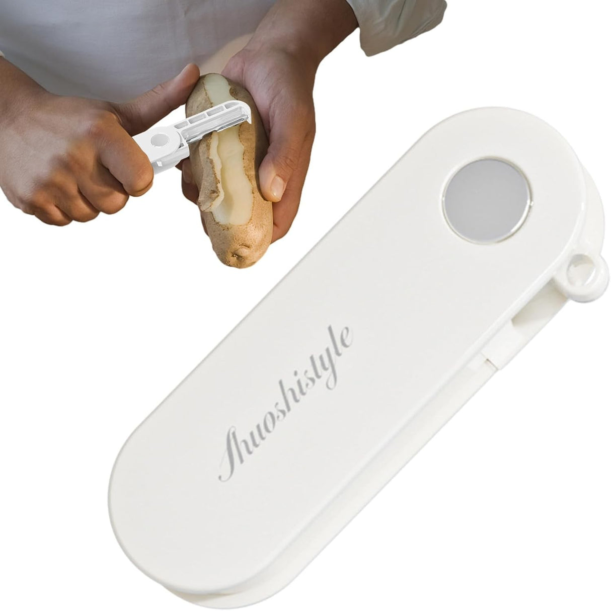 Curățător legume și fructe, design pliabil | FoldPeel - vivimall.ro