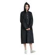 Pelerina de Ploaie, Vivimall, pentru Adulti 150-180 cm, din EVA, Impermeabila, Rezistenta la Vant, Inchidere cu Capse, 140 g, Negru - vivimall.ro