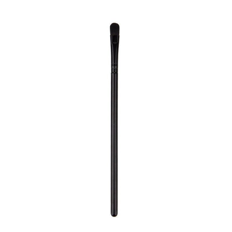 Pensula Plata de Machiaj, Flippy, din Par Sintetic, pentru Detalii, 16 cm, Negru