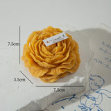 Lumanare Parfumata, Vivimall, Model Trandafir, Ardere 10h, 70 g, 7.5 x 3.5 cm, Parfum de Citrice, Portocaliu - vivimall.ro