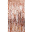 Perdea Franjurata, Vivimall, Model Decor Petrecere, pentru Fundal de Poze, Amenajare Colorata a Petrecerii, Dimensiune 100x200 cm, Roz Auriu - vivimall.ro