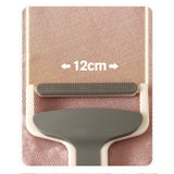 Perie de Indepartarea a Parului si Scamelor, Vivimall, 12 x 15 cm, Maner Confortabil, Alb/Gri - vivimall.ro