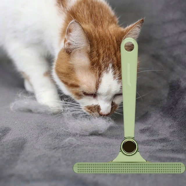 Perie De Îndepărtare A Scamelor, Pentru Haine Și Păr De Animale, Cu Două Fețe, Manual, Multifuncțional, 12x14,5 cm, Accesoriu Pentru Casă. - vivimall.ro