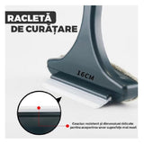 Perie de Spalat si Curatat Geamuri, Vivimall, pentru Plase si Suprafete Diverse, 46x16x5 cm, Verde-Galben - vivimall.ro