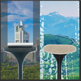 Perie de Spalat si Curatat Geamuri, Vivimall, pentru Plase si Suprafete Diverse, 46x16x5 cm, Verde Inchis-Alb - vivimall.ro