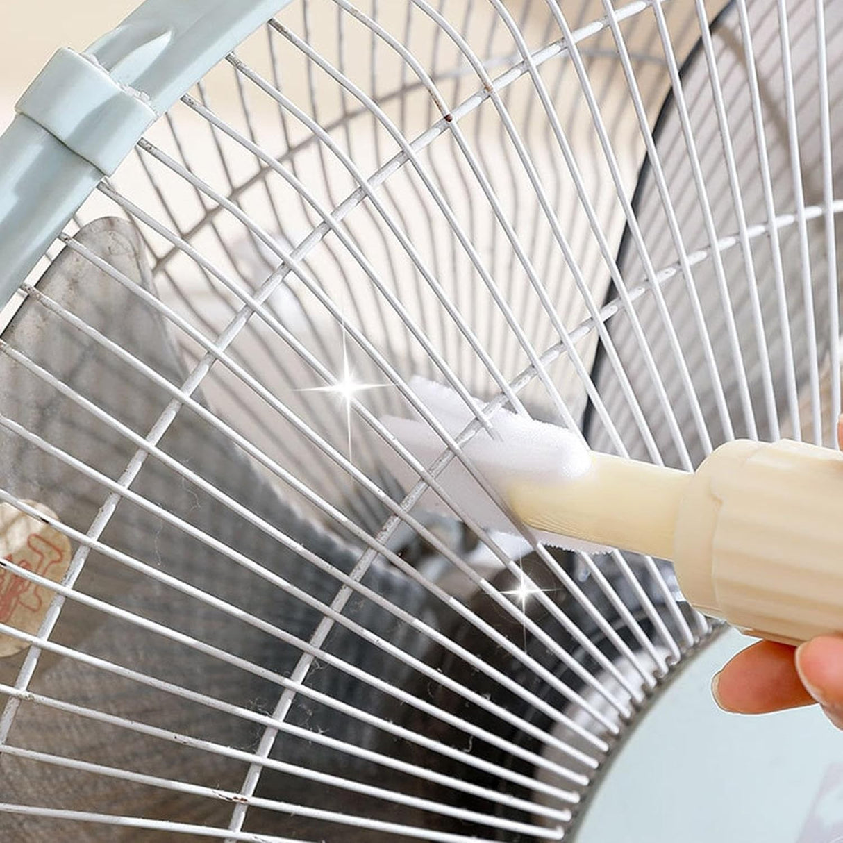 Perie Multifunctionala 2in1, Vivimall, de Curatare a Prafului, 38 x 11 cm, Perie si Burete, Crem - vivimall.ro