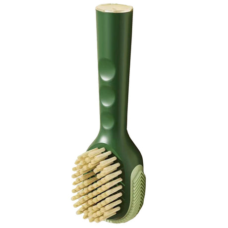 Perie pentru Curatare Incaltaminte cu Recipient pentru Detergent, Vivimall, Perie Multifunctionala pentru Incaltaminte si Lenjerie, cu Peri Moi, Fara Deteriorare, 22x6x4 cm, Culoare Verde - vivimall.ro