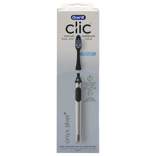 Periuta de Dinti, Oral B, Clic Onyx Silver