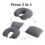 Perna De Calatorie, 2 In 1, Cu Particule De Spuma Cu Memorie