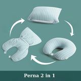 Perna De Calatorie, 2 In 1, Cu Particule De Spuma Cu Memorie