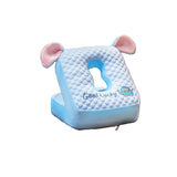 Perna din Spuma, Vivimall, pentru Birou, Calatorii, Pauze, Model Elefant, Microfibra, 30x35x30 cm, Albastru - vivimall.ro