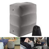 Perna Gonflabila Multifunctionala, Vivimall, pentru Picioare, Cap, 3 Straturi, Inaltime Reglabila, 17.8 x 25.4 x 42.9 cm, Gri Inchis - vivimall.ro