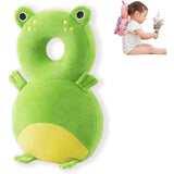 Perna tip Rucsac pentru Protectia Capului, Vivimall, Tetiera tip Broscuta, pentru Bebelusi, 33x6x19 cm, 180 g, Verde - vivimall.ro