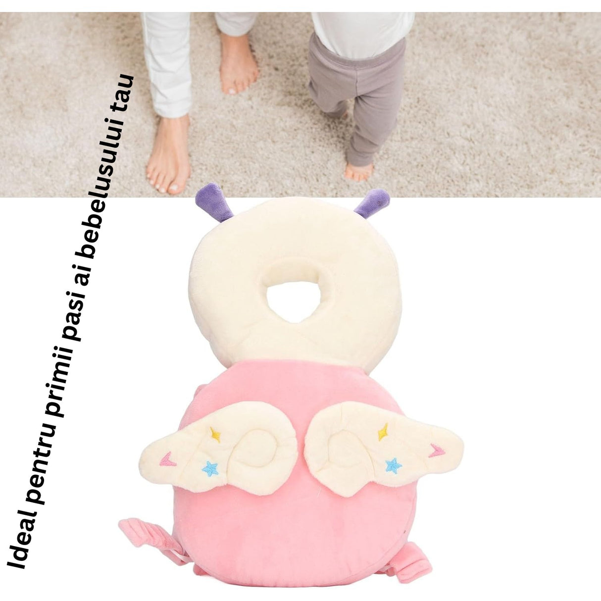 Hátizsákpárna fejvédelemhez, rovarvédő fejtámlához, babáknak, 180 g