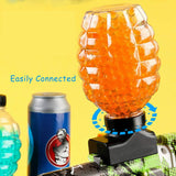 Munitie, Vivimall, 20.000 Bile Gel pentru pistoale de jucarie Gel Blaster, Sticla Ananas 10.5x6.5 mm, Albastru - vivimall.ro