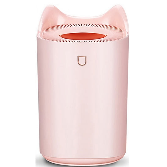 Umidificator cu duza dubla, Vivimall, de capacitate mare 3L, roz - vivimall.ro