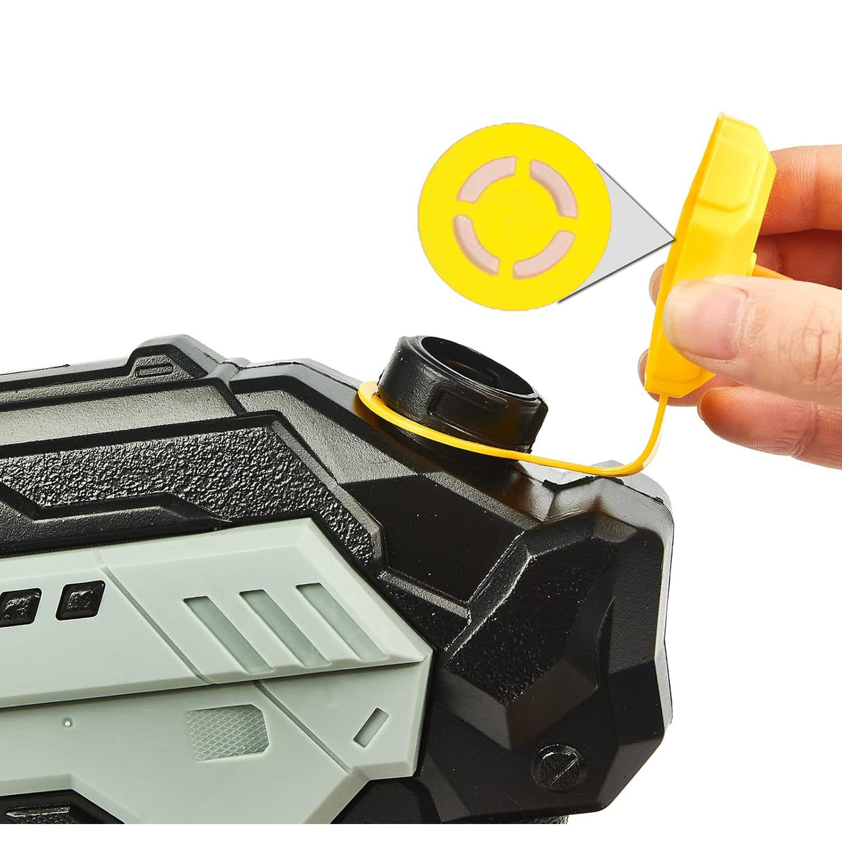 Pistol cu Apa de Inalta Presiune pentru Copii, Vivimall, Jucarie Pistol cu Apa, Capacitate 1.5 L, 43 x 20 x 4 cm, Petrecerile de Vara, 4-12 Ani, Negru Gri - vivimall.ro