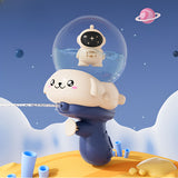 Pistol cu Apa pentru Copii, Vivimall, Multifunctional, Capacitate 250 mL, Model Astronaut, 15.6x8x8.9 cm, ABS, Albastru - vivimall.ro