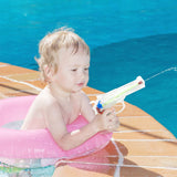 Pistol cu Apa, Vivimall, pentru Copii, din Plastic, 16 x 5 x 2 cm, Transparent/Albastru - vivimall.ro