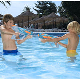 Pistol cu Apa pentru Copii, Rezervor, Pentru Piscina/Plaja, Vivimall, 6ani+, Albastru, 4 duze, 900ML - vivimall.ro