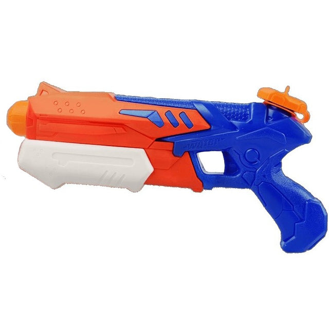 Pistol cu Apa pentru Copii, Rezervor, Pentru Piscina/Plaja, Vivimall, 6ani+,  Bleumarin/Rosu, 300ML - vivimall.ro