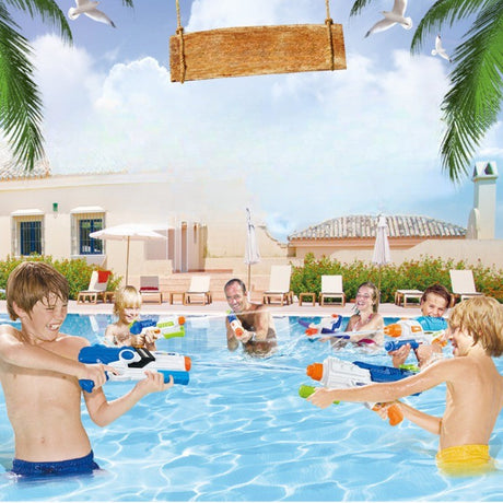 Pistol cu Apa pentru Copii, Rezervor, Pentru Piscina/Plaja, Vivimall, 6ani+,  Multicolor, 1250ML - vivimall.ro