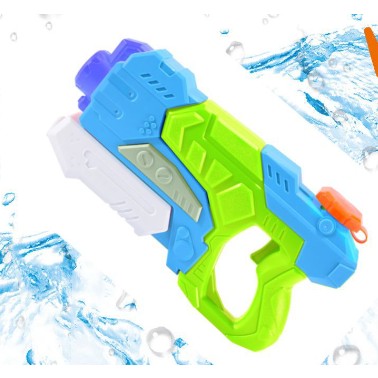 Pistol cu Apa pentru Copii, Rezervor, Pentru Piscina/Plaja, Vivimall, 6ani+,  Verde/Albastru, 550ML - vivimall.ro