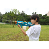 Pistol cu Apa Electric, Vivimall, +6 Ani, Rezervor 650 ml, Incarcare USB, din Plastic, 59 x 23 x 6 cm, Albastru - vivimall.ro