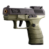 Pistol de jucarie GX4 cu Ejectie, Vivimall, de Explozie de buzunar, Makara BLOWBACK, Gloante Moi pentru Copii, 15 x 13 x 3.5 cm, Negru Verde deschis - vivimall.ro