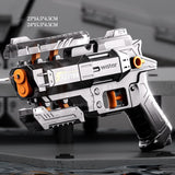 Pistol Manual cu Apa, Vivimall, Jucarie Pistol cu Apa Sigur Pentru Copii, Design Nou S-Shooter Atractiv, 23 x 14.5 cm, Negru Transparent - vivimall.ro