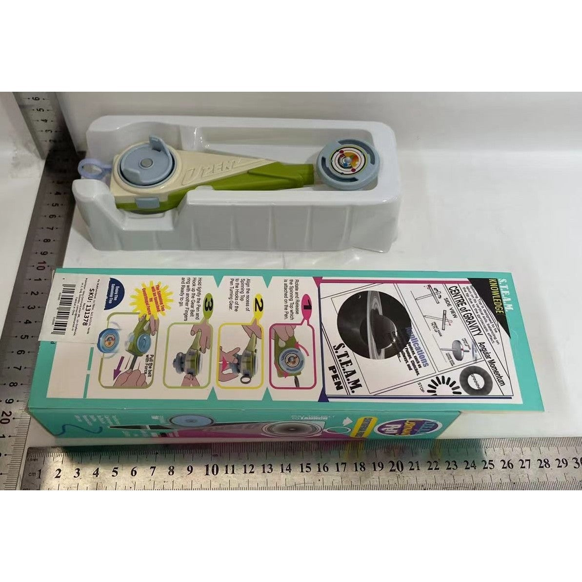 Pix Multifunctional, Vivimall, cu Titirez, 5x1.5x17cm, Verde - vivimall.ro