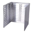 Placa de Protectie pentru Aragaz, Vivimall, din Aluminiu, Placa de Protectie Anti Stropi, Pliabila, Usor de Curatat, 32.5 x 84 cm, Gri - vivimall.ro