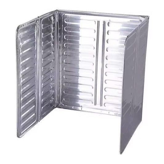 Placa de Protectie pentru Aragaz, Vivimall, din Aluminiu, Placa de Protectie Anti Stropi, Pliabila, Usor de Curatat, 32.5 x 84 cm, Gri - vivimall.ro