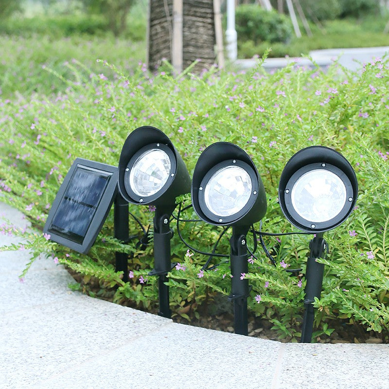 Lampa solara de tip decoratiune pentru gradina, Vivimall, model 3 felinare, alb rece - vivimall.ro