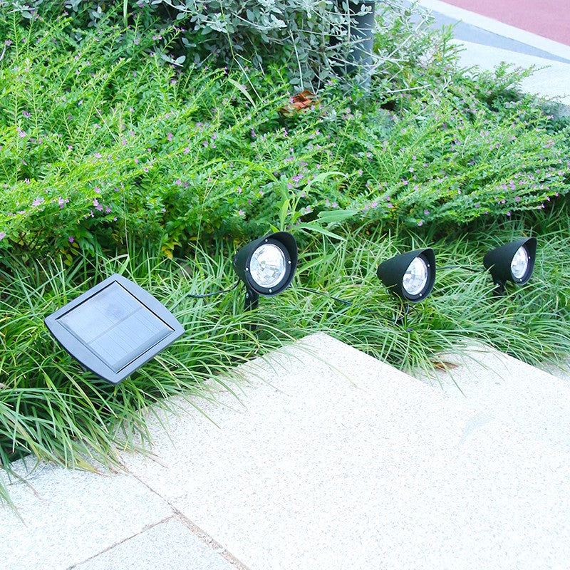 Lampa solara de tip decoratiune pentru gradina, Vivimall, model 3 felinare, alb rece - vivimall.ro