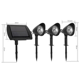 Lampa solara de tip decoratiune pentru gradina, Vivimall, model 3 felinare, alb rece - vivimall.ro