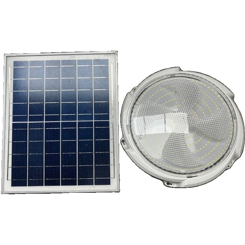 Plafoniera solara Vivimall, 200 W, diametru 320 MM, cu telecomanda, Lungime prelungitor: 4.6 m, alb rece - vivimall.ro