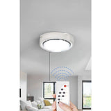 Plafoniera solara Vivimall, 50 W, diametru 200 MM, cu telecomanda, lungime prelungitor 4.6 m alb rece - vivimall.ro