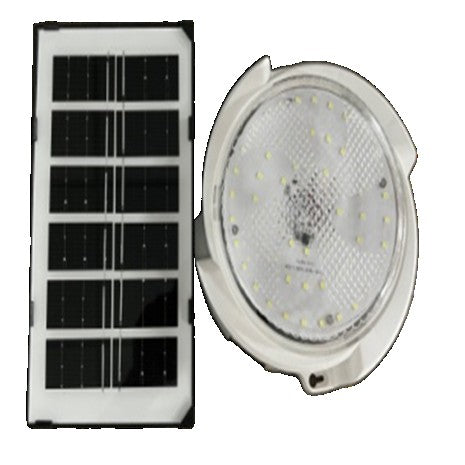 Plafoniera Solara, 50 W, Diametru 200 Mm, Cu Telecomanda, Lungime Prelungitor 4.6 M Alb Rece - vivimall.ro