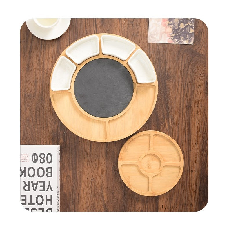 Set platou lemn aperitive elegant | CheeseMate - vivimall.ro