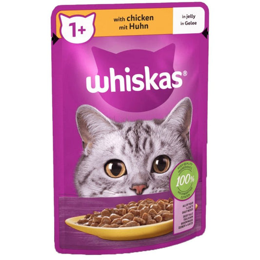 Whiskas tasakos, 85 g, csirke aszpikban