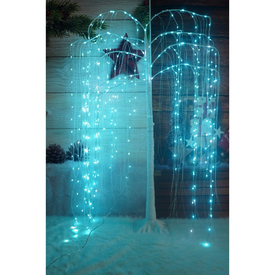 Pom decorativ cu leduri, Vivimall, tip salcie, 234 Led, 1.5 M - vivimall.ro