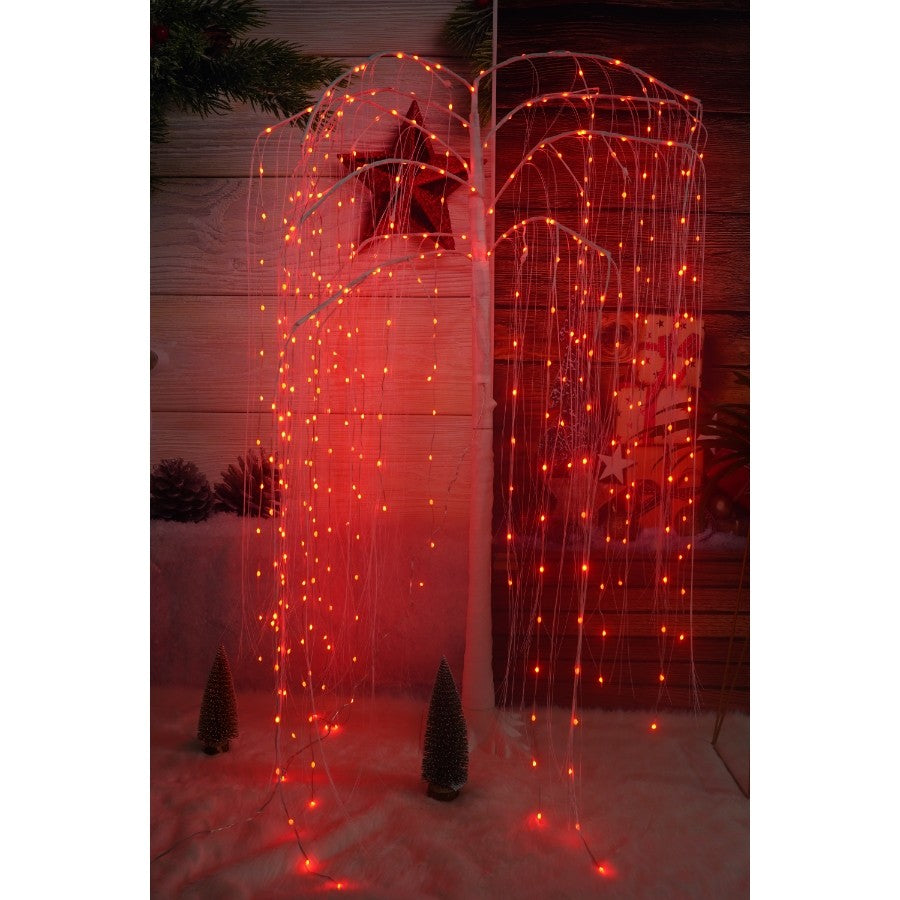 Dekoratív LED fa, fűzfa alakú, 400 LED, 2,1 m