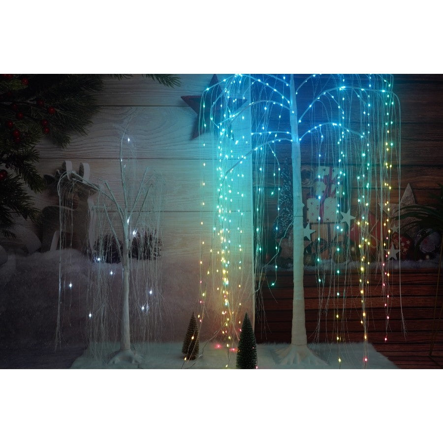 Dekoratív LED fa, fűzfa alakú, 400 LED, 2,1 m